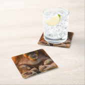 オランウタンマザーホールディング2ベビー スクエアペーパーコースター (インサイチュ)