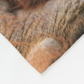 オランウタンマザーホールディング2ベビー フリースブランケット (角)