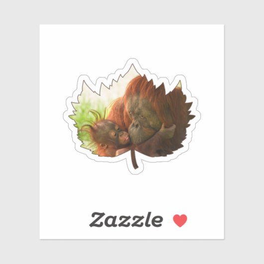 オランウタンマザー&ベビー シール (シート)