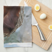 オランウタン001 キッチンタオル (四つ折り)