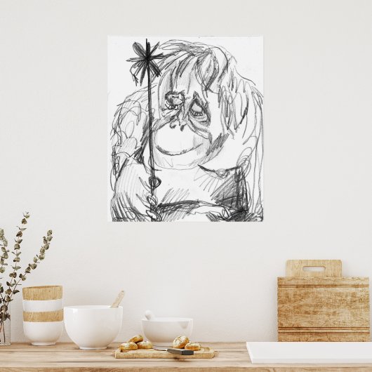 オランウタン ポスター (キッチン)