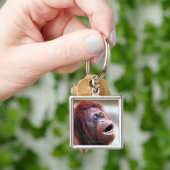オランウータンのポートレート キーホルダー (手)