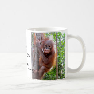オランウータンの保存のベビーUttuh コーヒーマグカップ