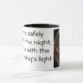 オランウータンの子供の祈りの言葉 マグカップ (中央)