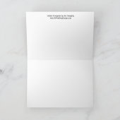 オランウータンの挨拶状 カード (内部)