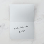 オランウータンの母の日のカード カード (内部)