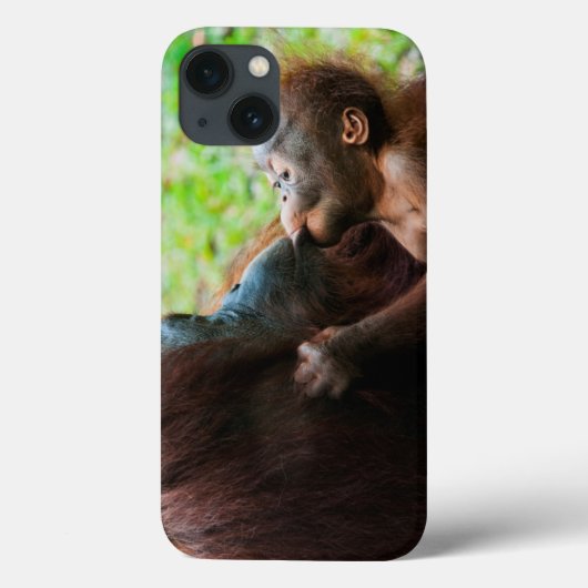 オランウータンの親子 Case-Mate iPhoneケース (裏面)
