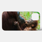 オランウータンの親子 Case-Mate iPhoneケース (裏面 (横))