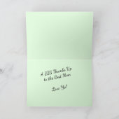 オランウータンの親指アップ母の日カード カード (内部)