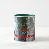 オランウータンの赤毛が好き マグカップ (中央)