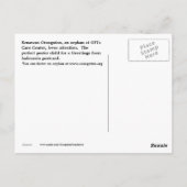 オランウータンキスズハローフルムインドネシア ポストカード (裏面)