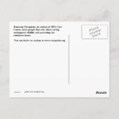 オランウータンキス保存用 ポストカード (裏面)