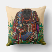 オランウータンキングコーンシルク クッション (裏面)