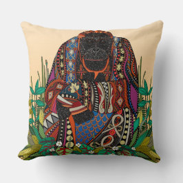 オランウータンキングコーンシルク クッション