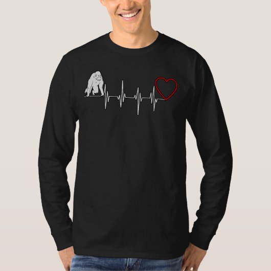 オランウータン心拍 Tシャツ (正面)