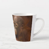 オランウータン母とベビーザズー カフェラテマグ (右)