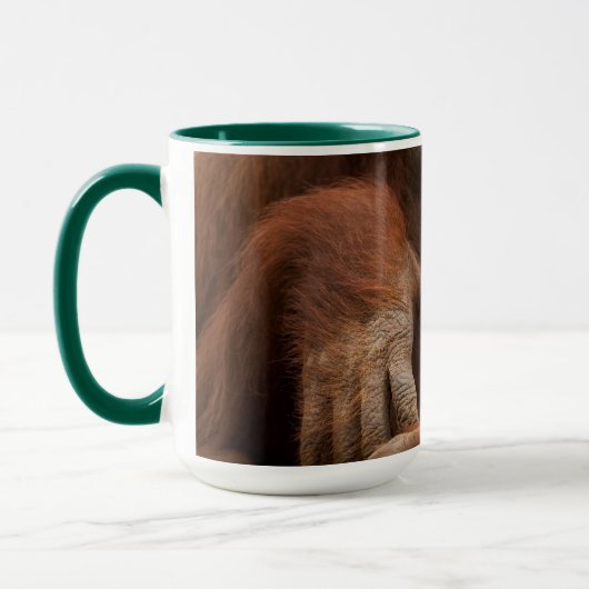 オランウータン母とベビーザズー マグカップ (左)