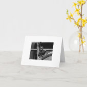 オランウータン カード (黄色い花)