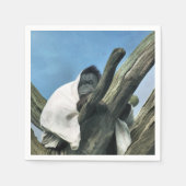 オランウータン スタンダードカクテルナプキン (正面)