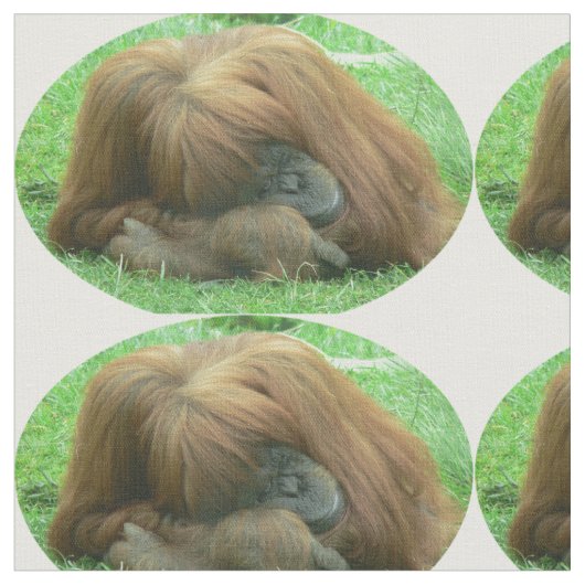 オランウータン ファブリック (クローズアップ)