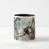 オランウータン#1/Ringerのマグ マグカップ (中央)