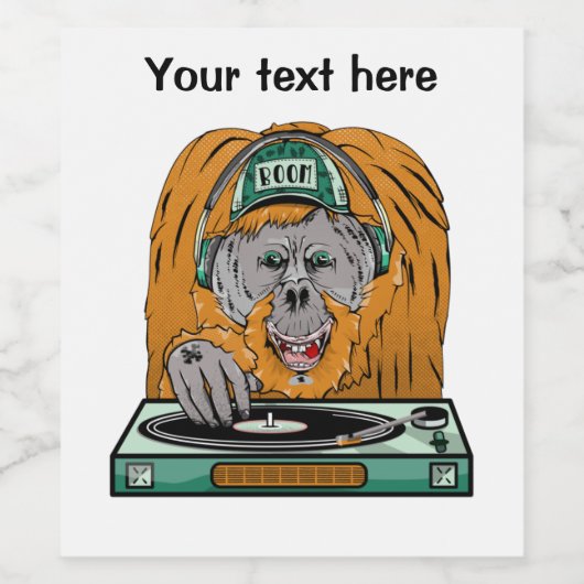 オランウータンDC ワインラベル (シングルラベル)