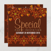 オランギーグッドパーティースペシャル招待状 招待状 (正面/裏面)