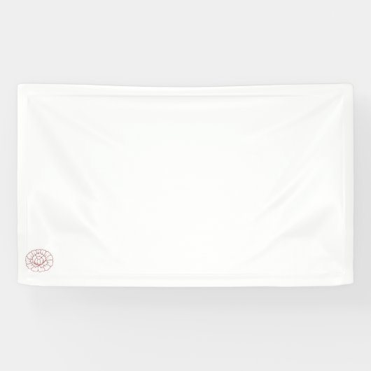 オランギーレッド装飾デザインビニールバナー 横断幕 (横)