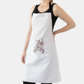 オランギーレッド装飾デザイン エプロン (インサイチュ)