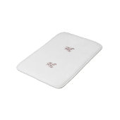 オランギーレッド装飾デザイン バスマット (アングル)