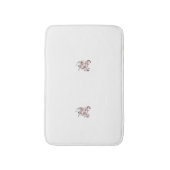 オランギーレッド装飾デザイン バスマット (正面縦)