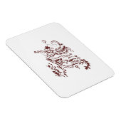 オランギーレッド装飾デザイン マグネット (右側)