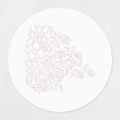 オランギーレッド装飾デザイン ラベル (デザイン2)