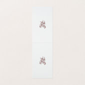 オランギーレッド装飾デザイン 名刺 (内部フラット)