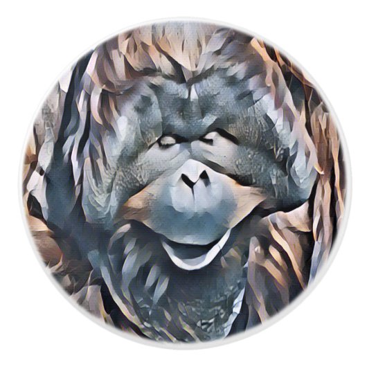 オラングタン セラミックノブ (正面)