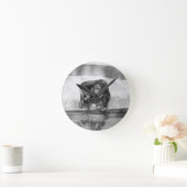 オラングタン ラウンド壁時計 (ホーム)