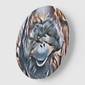 オラングタン ラージ壁時計 (傾斜)