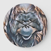 オラングタン ラージ壁時計 (正面)