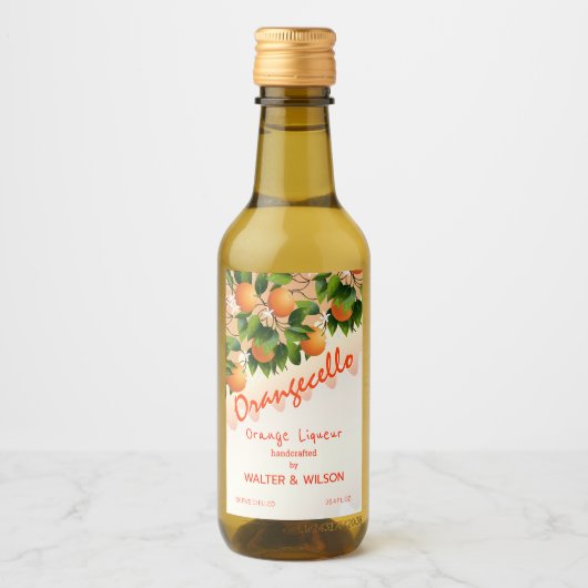 オランゲモダンチェッロオレンジ ワインラベル (正面)