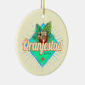 オランジェスタッドアルバレトロヴィンテージカリブの土産 セラミックオーナメント (右)