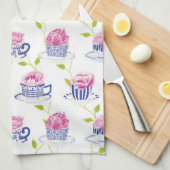 オランジェリーでハイ・ティー キッチンタオル (四つ折り)