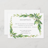 オランジェリーの結婚式の受付カード 招待状 (正面/裏面)