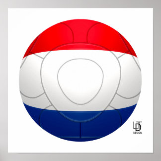 オランジェ – オランダサッカー ポスター