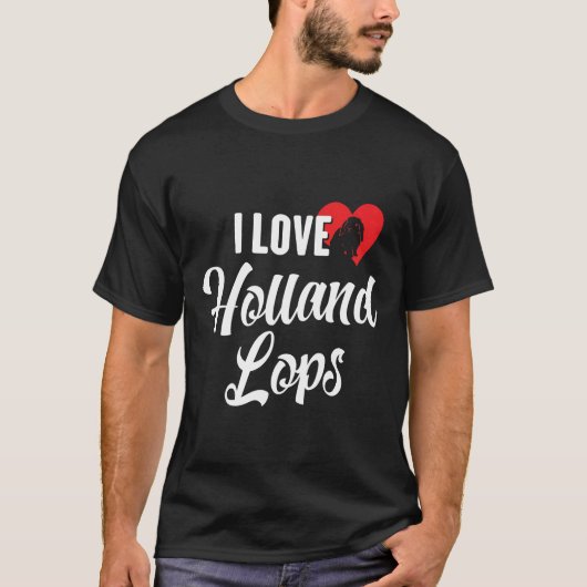 オランダうさぎ愛好家を探す Tシャツ (正面)