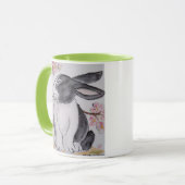 オランダうさぎ&さくらんぼブロッサムマグ！ マグカップ (正面左)