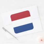 オランダかオランダまたはオランダかオランダの旗 スクエアシール (封筒)