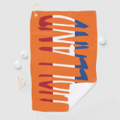 オランダがオランダ旗に掲揚またはgtcnt ゴルフタオル (インサイチュ)