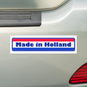 オランダで作られる バンパーステッカー (車上)