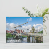 オランダで木製の橋を持ち上げるオランダ (スタンド正面)