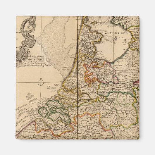 オランダとベルギー マグネット (正面)